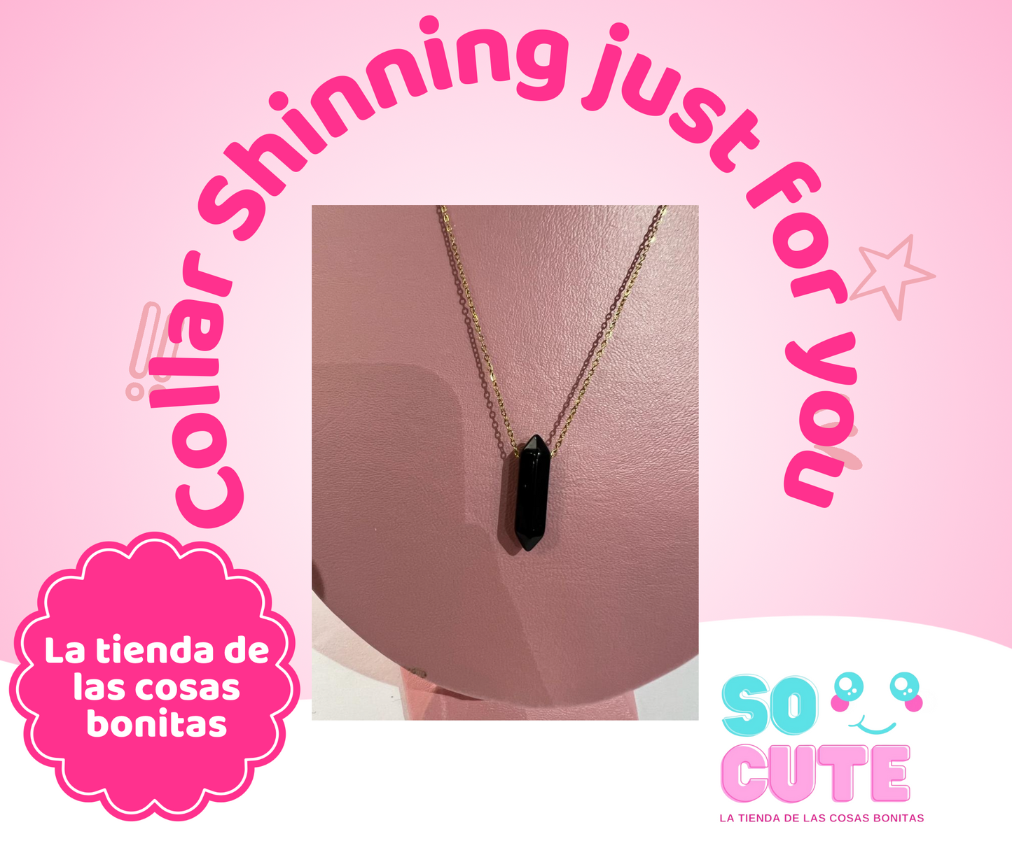 Collar Cuarzo Negro