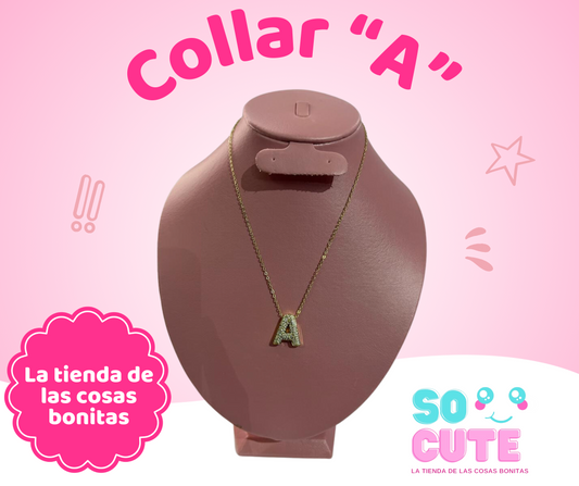 Collar Letra A