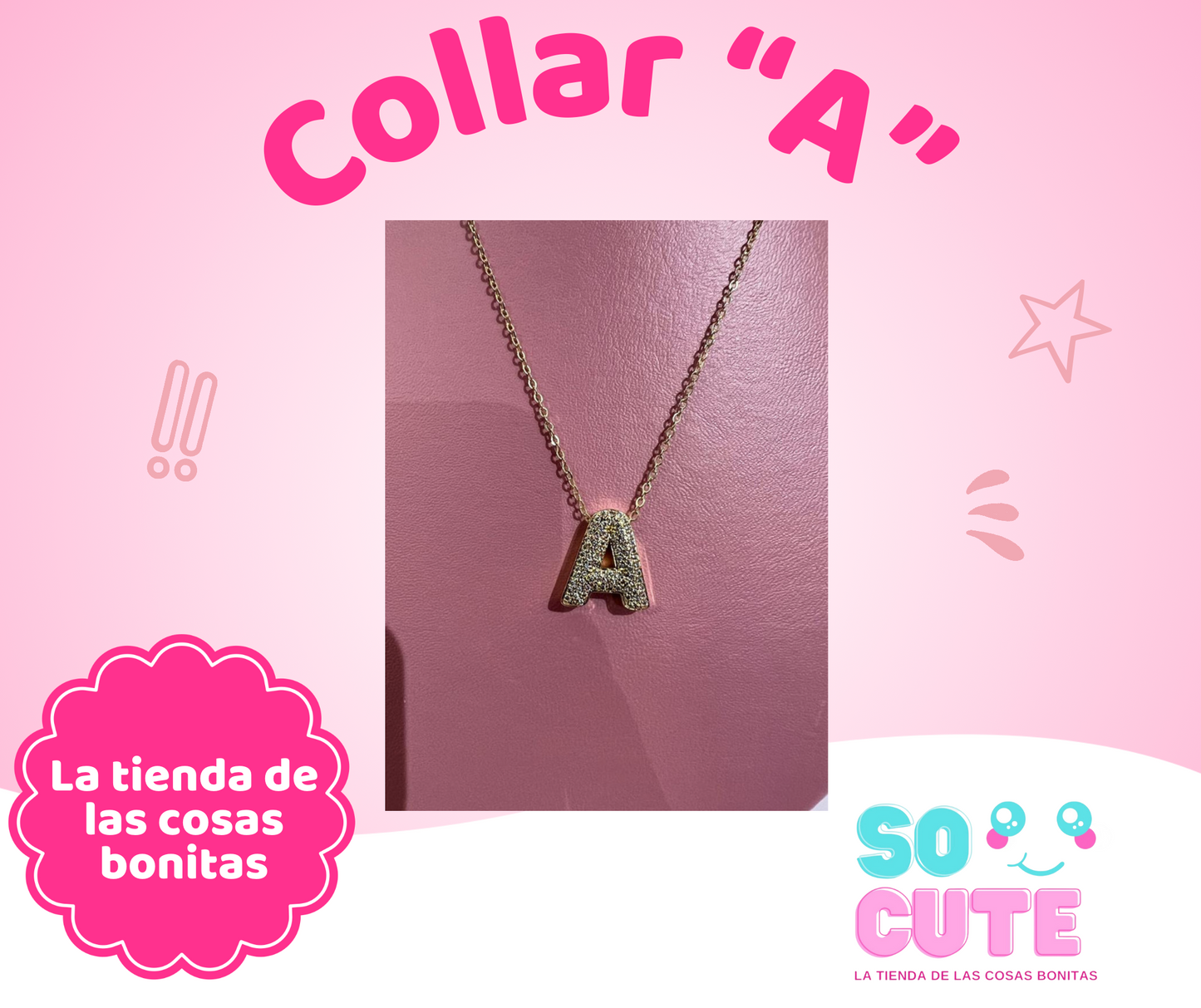 Collar Letra A